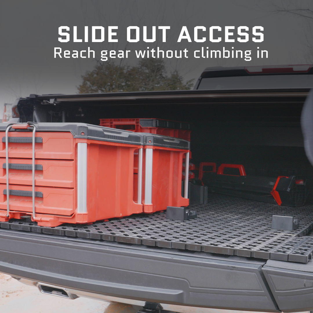Tmat Truck Bed Organizer Slide Out Mat | GMC Sierra 2500/3500 HD Standard Bed
