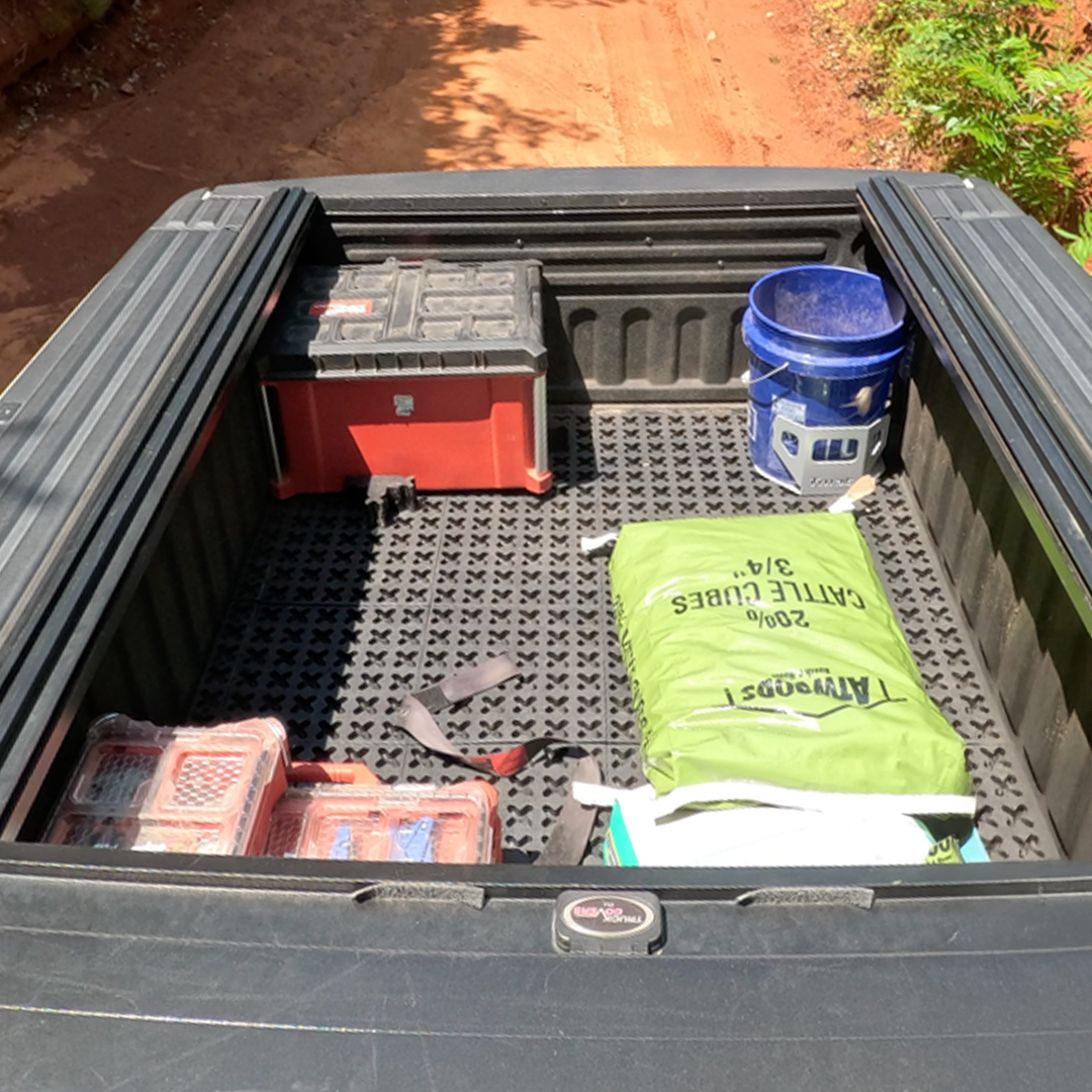 Tmat Truck Bed Organizer Slide Out Mat | Jeep Gladiator