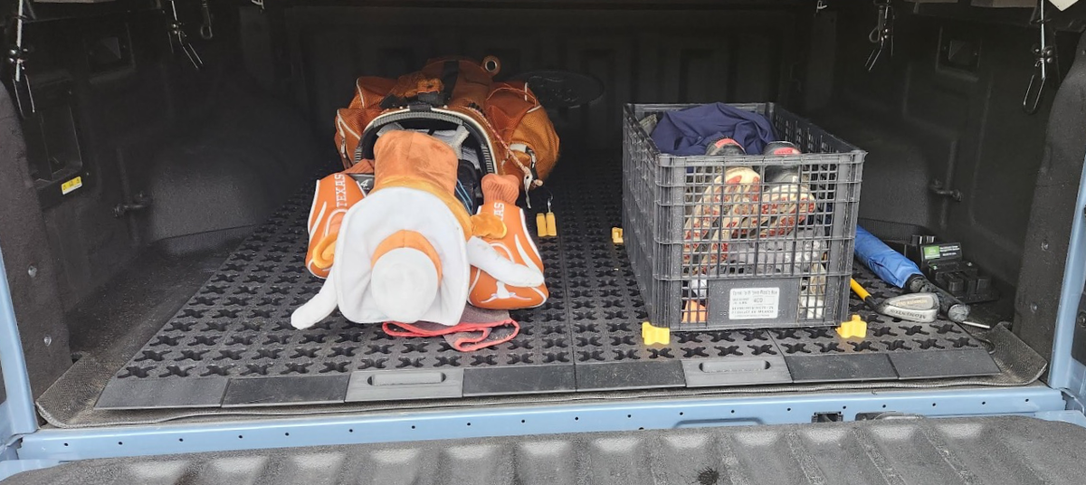 Truck Bed Golf Organizer: Tmat’s Work-to-Weekend Solution