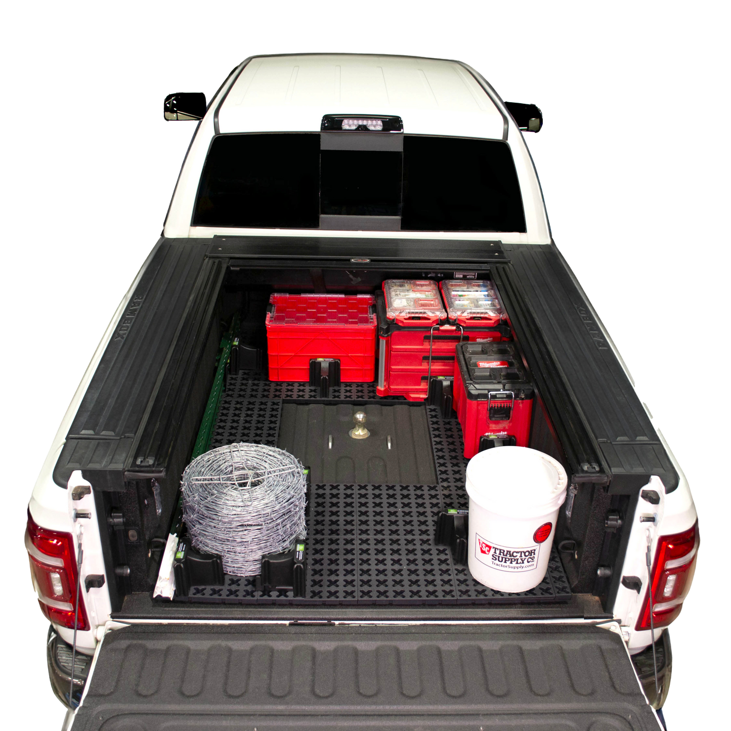 Tmat Truck Bed Organizer Slide Out Mat with Drainage (Standard Bed 6'6" to 6'9")
