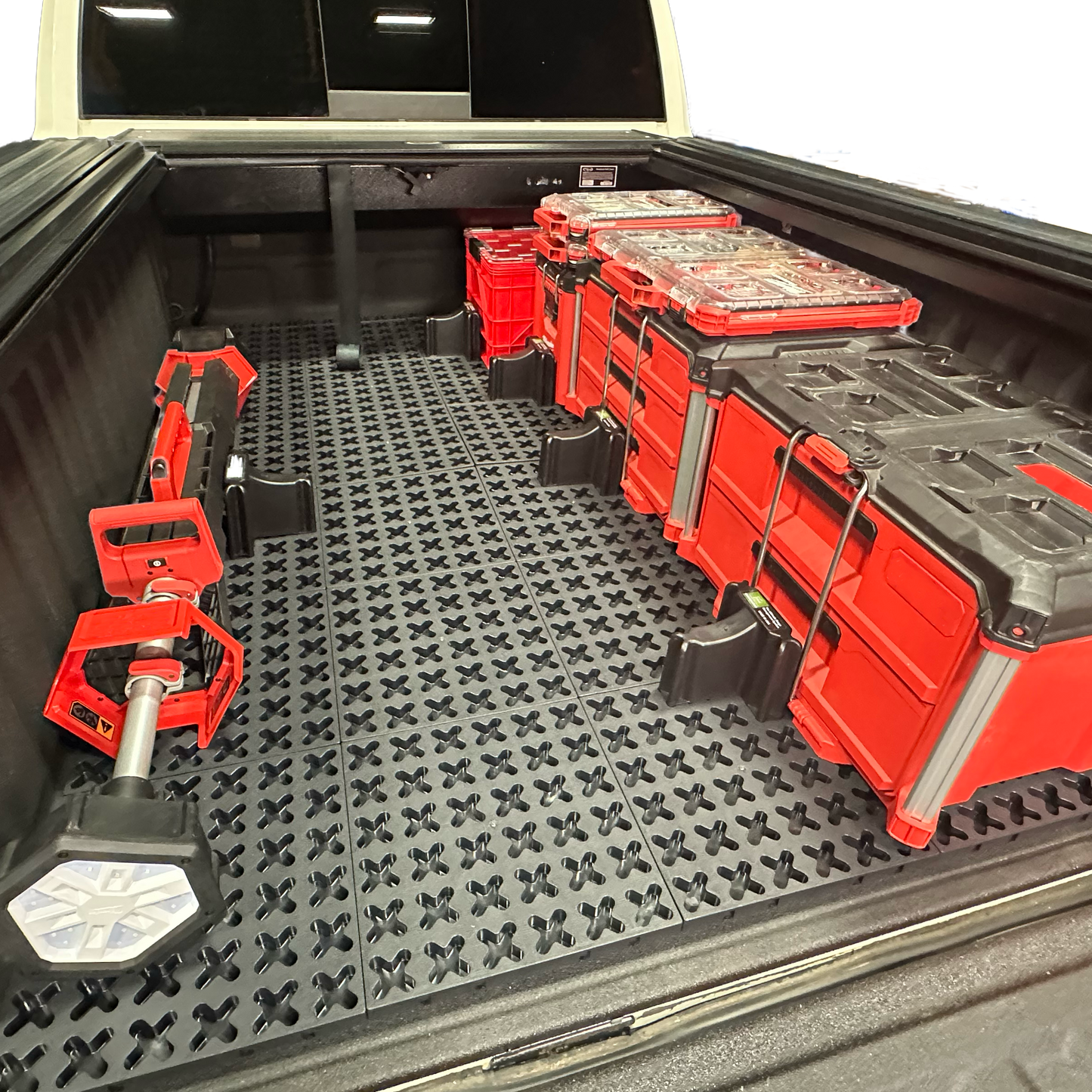 Tmat Truck Bed Organizer Slide Out Mat with Drainage (Long Bed 8' to 8'2")
