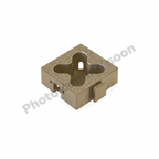 2" x 2" Tmat Square - Tan (2-Pack)