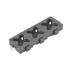 2" x 6" Tmat Strips - Gray (2-Pack)