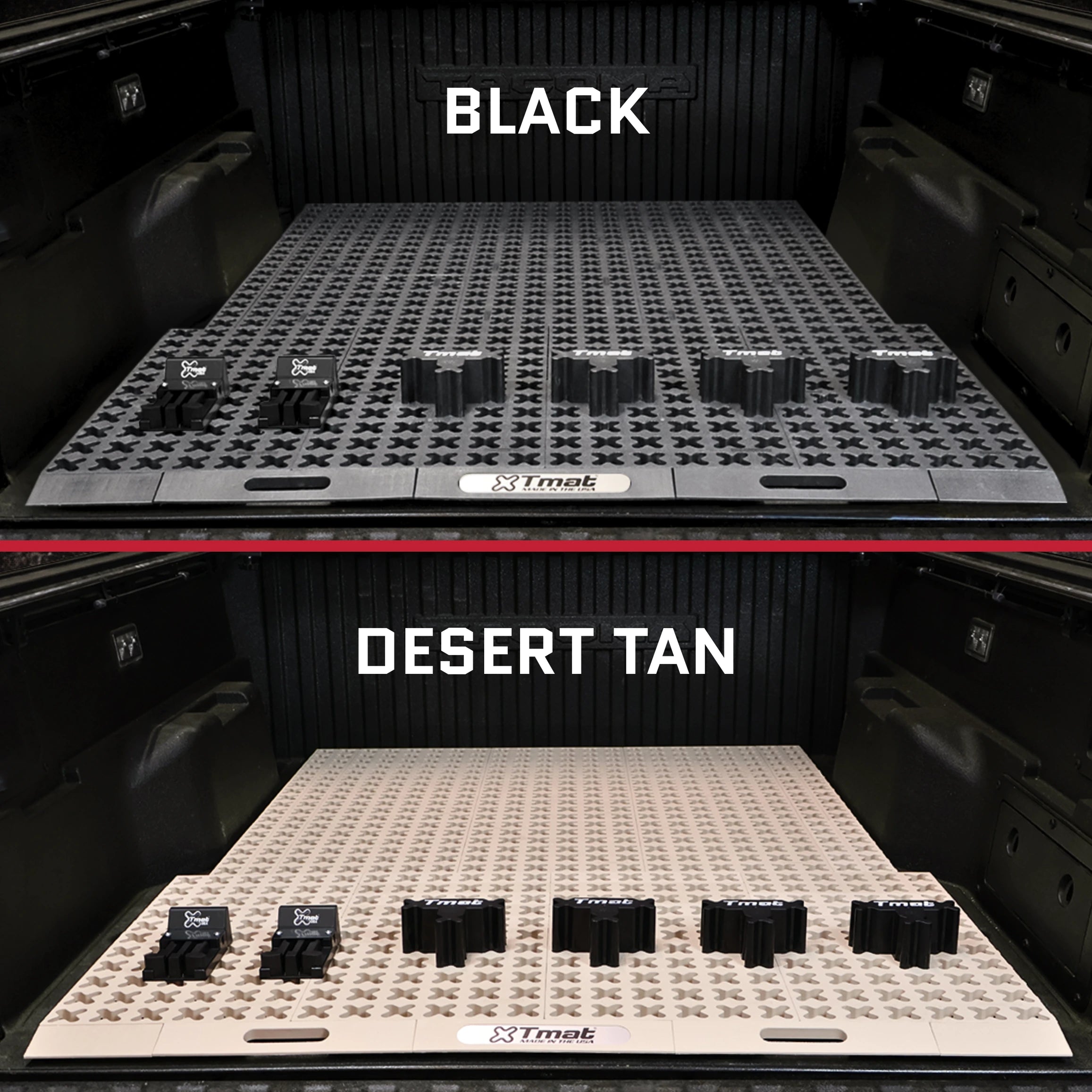 Tmat Truck Bed Organizer Slide Out Mat | Universal Fit for Long Beds 8' to 8'2"