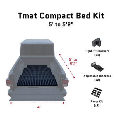 Tmat Truck Bed Organizer Slide Out Mat | Nissan Frontier Short Bed