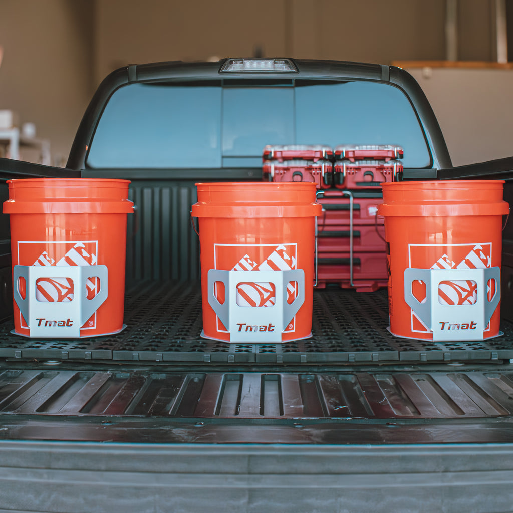 Tmat 5-Gallon Bucket Holder without Tmat Anchors - Red