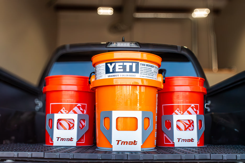 Tmat 5-Gallon Bucket Holder without Tmat Anchors - Red