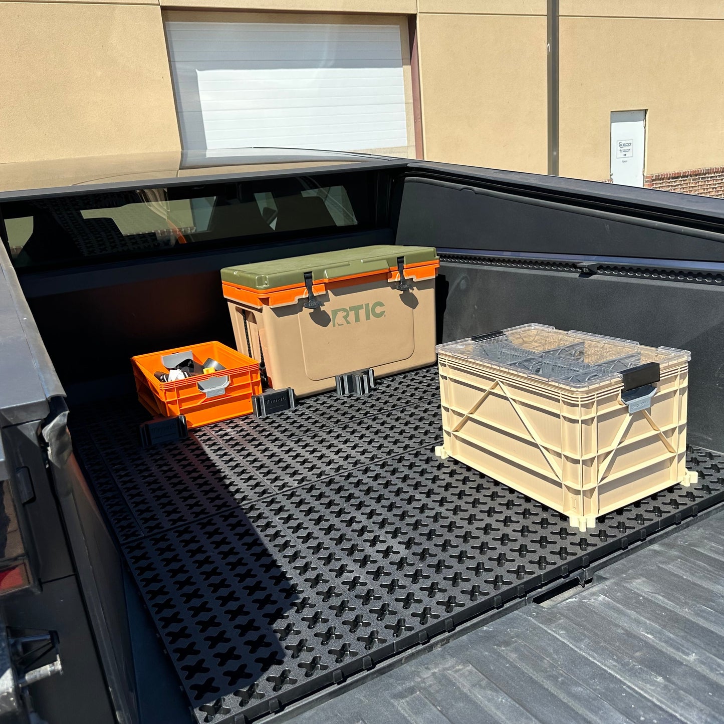 Tmat Truck Bed Organizer Slide Out Mat with Drainage (Standard Bed 6' to 6'5")