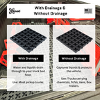 12" x 12" Tmat Interlocking Non-Draining Panel - Four Connectors (Single)