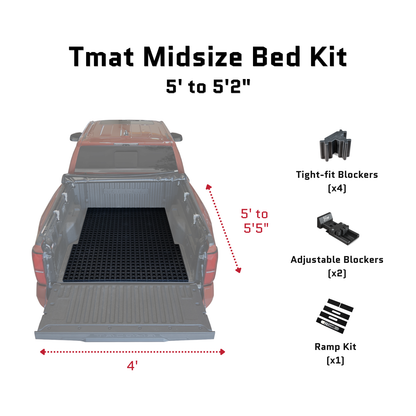 Tmat Truck Bed Organizer Slide Out Mat | Rivian R1T
