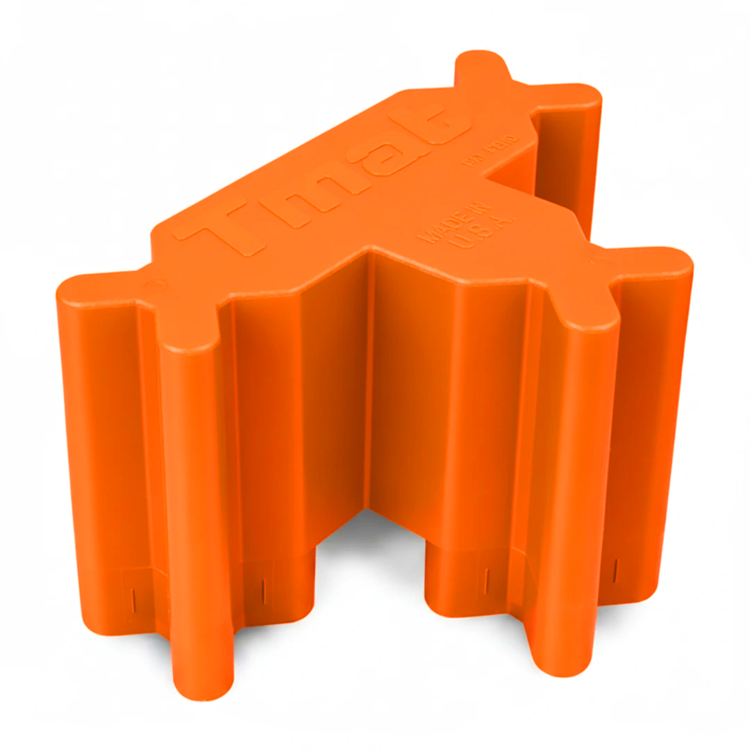 Tmat Tight-fit Stout Stationary Blockers - Orange (2-Pack)