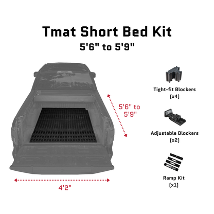 Tmat Truck Bed Organizer Slide Out Mat | Ford F150 Short Bed