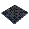 12" x 12" Tmat Interlocking Panel - Six Connectors With Drainage (Single)