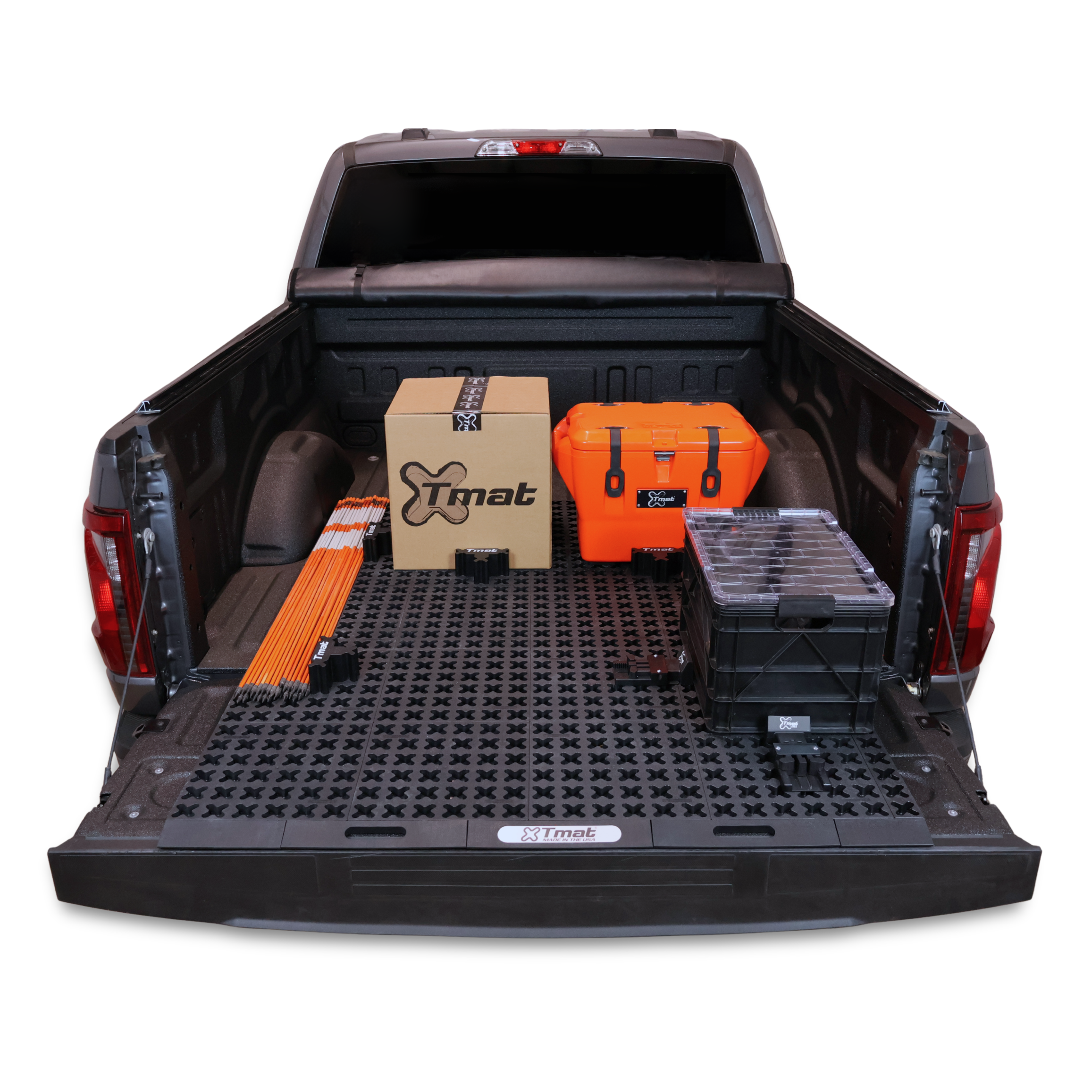 Tmat Truck Bed Organizer Slide Out Mat | Universal Fit for Long Beds 8' to 8'2"